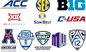 Division 1 college football conference logos